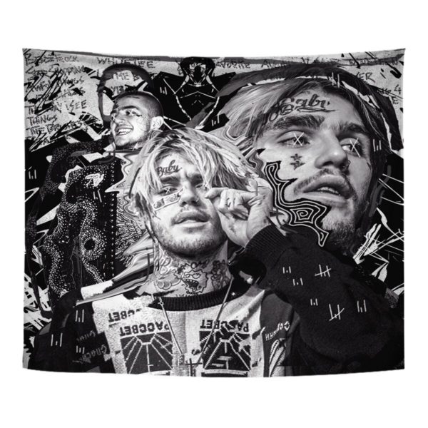 lil peep tapestry wall hanging 4081 - Lil Peep Store