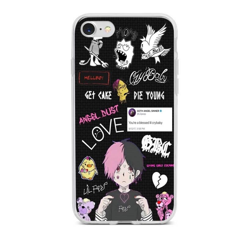 love silicone back cover case for iphone 6436 - Lil Peep Store