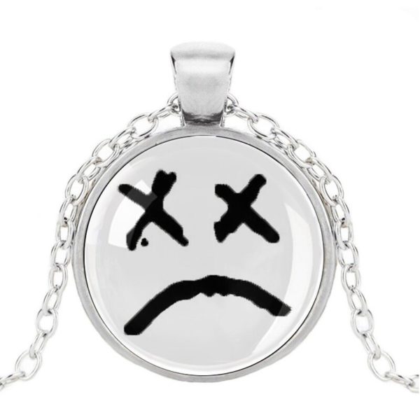 rapper lil peep necklace hellboy cartoon logo 4208 - Lil Peep Store