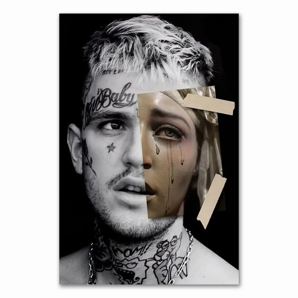 wall art modular hd printed pictures 3097 - Lil Peep Store