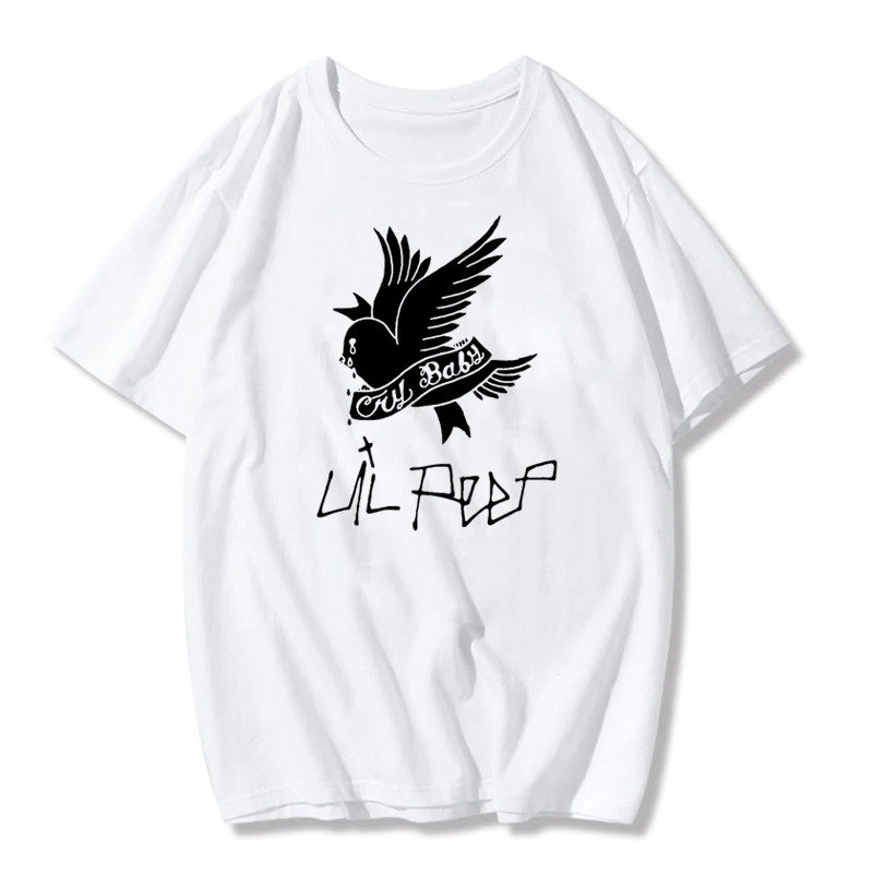 white crybaby t shirt 4567 - Lil Peep Store