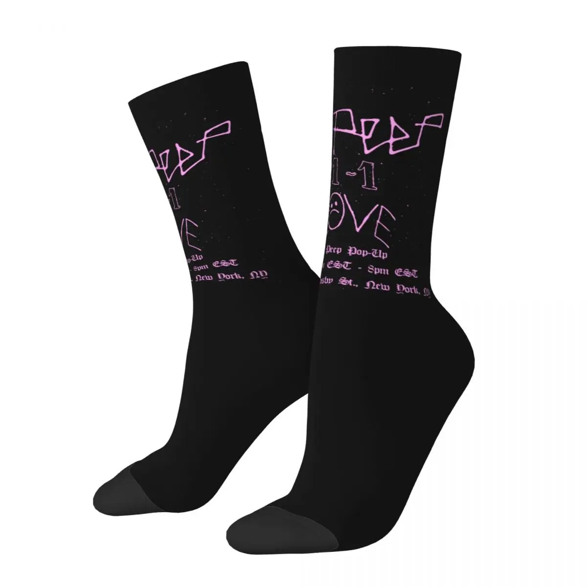 Fashion Male Men Socks Novelty L - Lil Peep Store